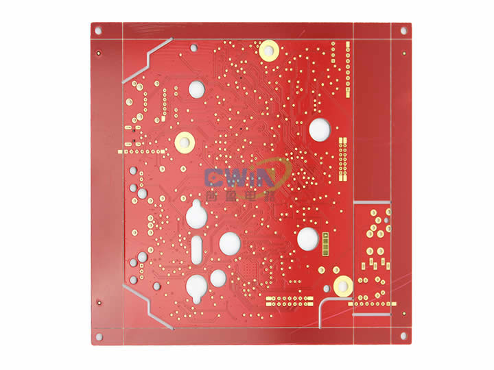 4層沉金通信PCB
